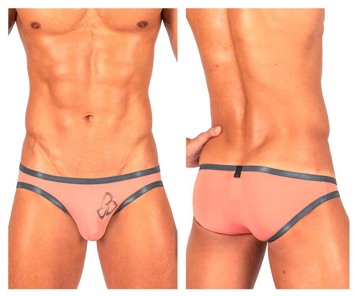 Clever Moda Private Structure BRUT4393 Bare Bikini Color Orange