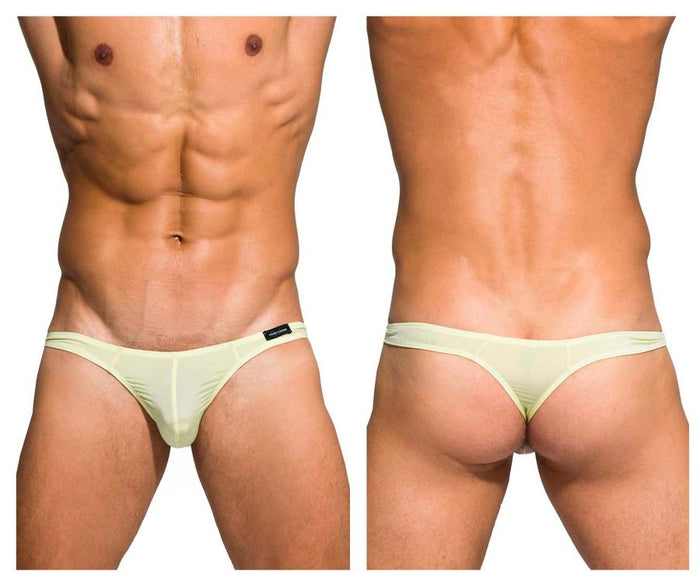 Clever Moda Private Structure DGEMU3545BT Desire Glaze Thong Color Lime