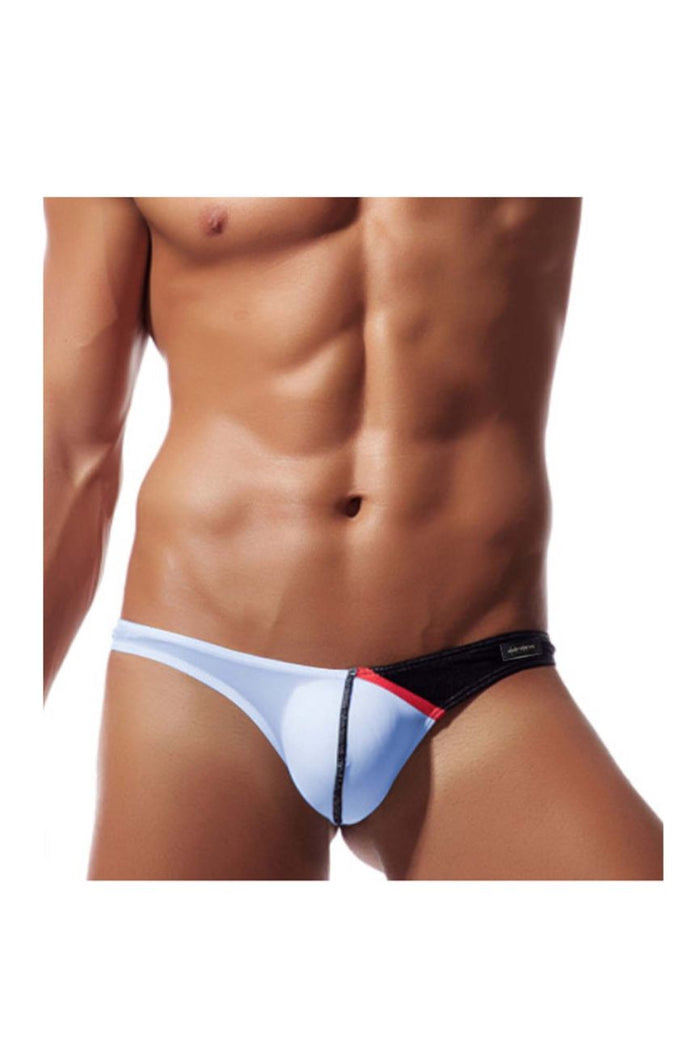 Clever Moda Private Structure DGUY4025 Desire Glaze G-String Color Blue