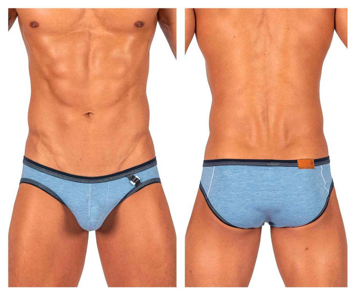 clever moda Private Structure LCUT4358 Barn Boy Low Rise Mini Brief Color Denim
