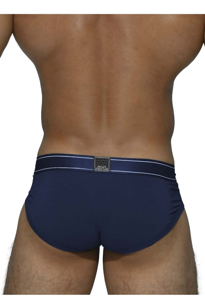 Clever Moda Private Structure PBUZ3748 Platinum Bamboo Briefs Color Midnight Navy
