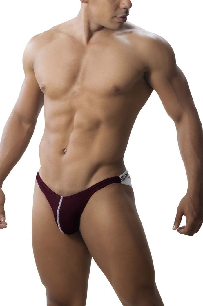 Clever Moda Roger Smuth RS018-1 Jockstrap Color Burgundy