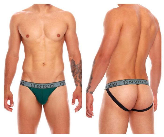 clever moda Unico 19160301203 Hilarious Jockstrap Color 43-Green