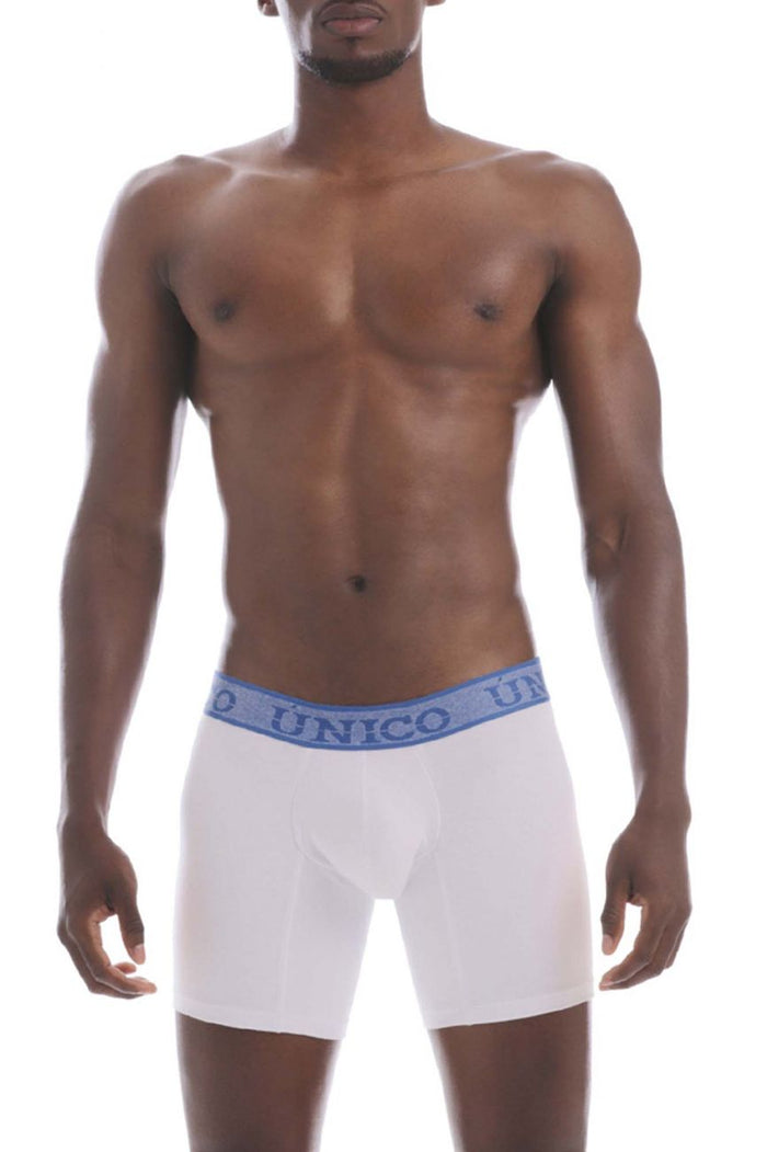 Clever Moda Unico 20160100202 Enchanted Boxer Briefs Color 00-White