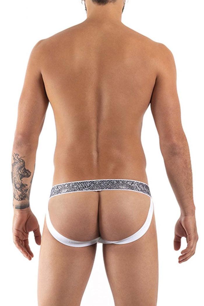 Clever Moda Unico 21070301203 Felt Jockstrap Color 63-White
