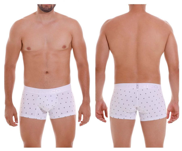 clever moda Unico 22110100101 Naviero Trunks Color 29-White