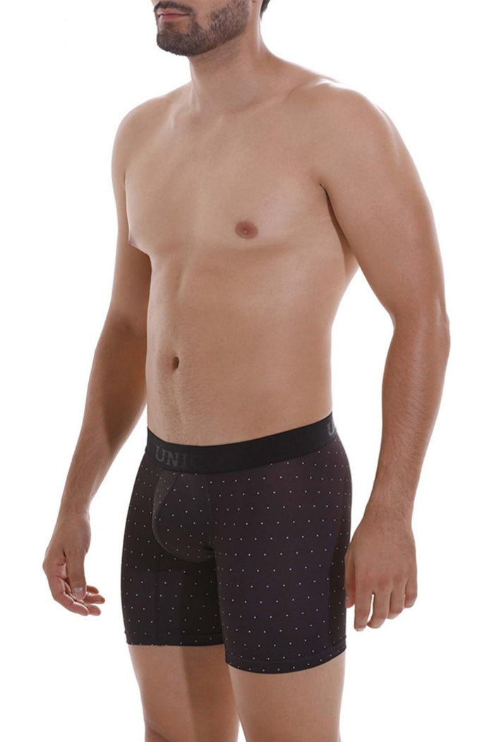 Clever Moda Unico 22110100203 Astros Boxer Briefs Color 90-Black