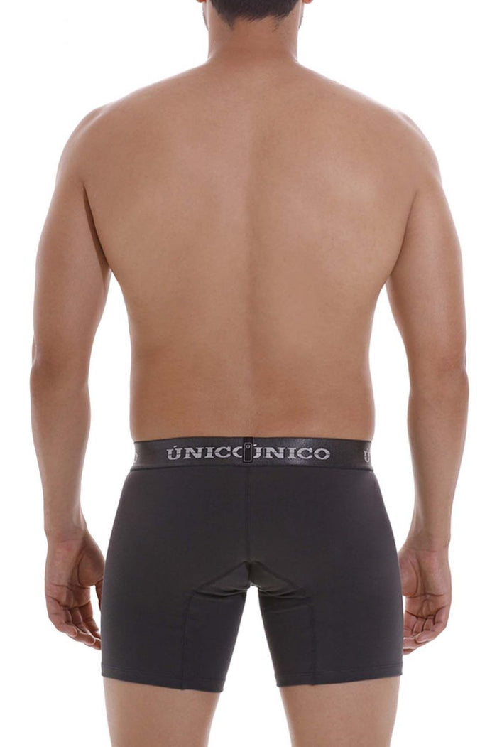 Clever Moda Unico 22120100204 Asfalto A22 Boxer Briefs Color 96-Dark Gray
