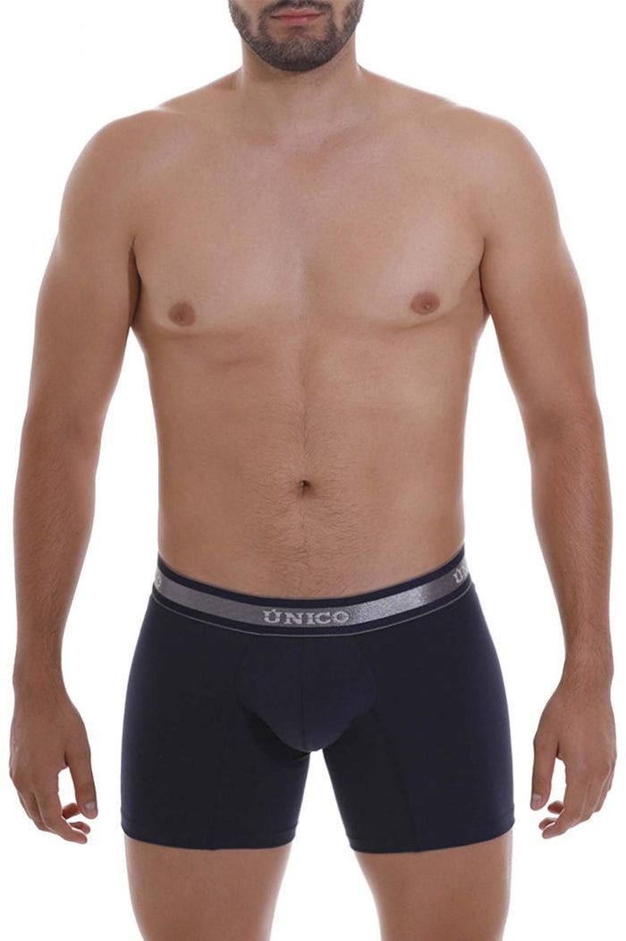 Clever Moda Unico 22120100210 Cardenal A22 Boxer Briefs Color 82-Dark Blue