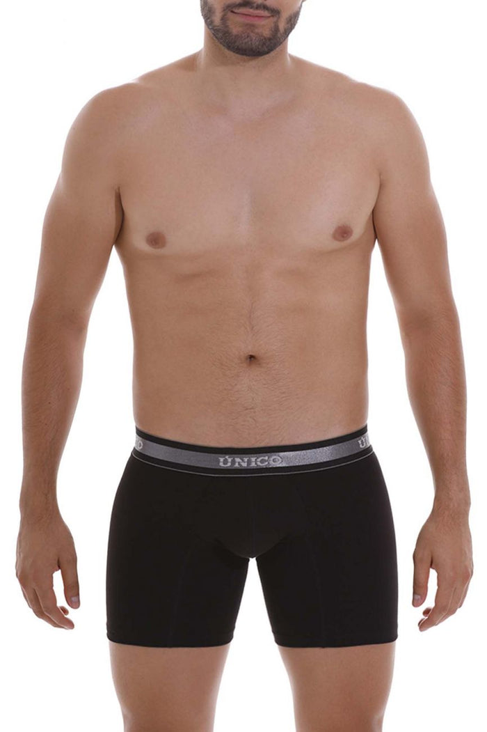 Clever Moda Unico 22120100214 Nebuloso M22 Boxer Briefs Color 99-Black
