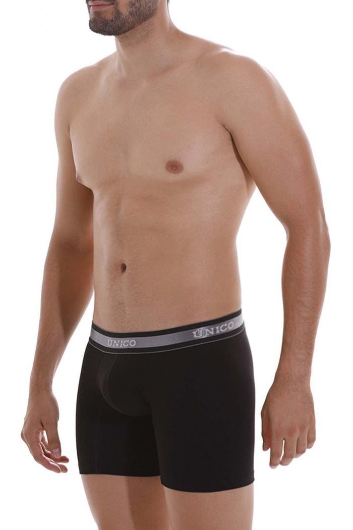 Clever Moda Unico 22120100214 Nebuloso M22 Boxer Briefs Color 99-Black