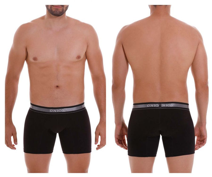 clever moda Unico 22120100214 Nebuloso M22 Boxer Briefs Color 99-Black