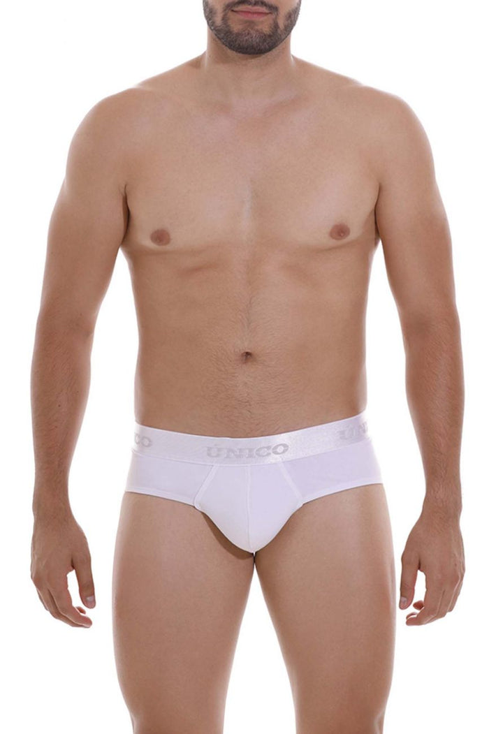 Clever Moda Unico 22120201105 Cristalino M22 Briefs Color 00-White