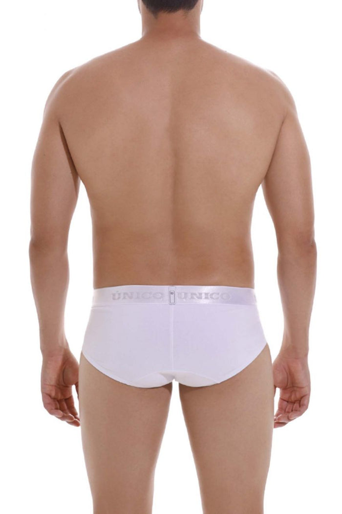 Clever Moda Unico 22120201105 Cristalino M22 Briefs Color 00-White