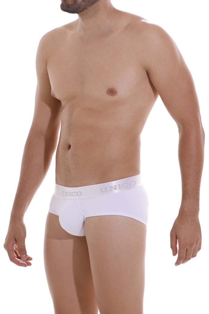 Clever Moda Unico 22120201105 Cristalino M22 Briefs Color 00-White
