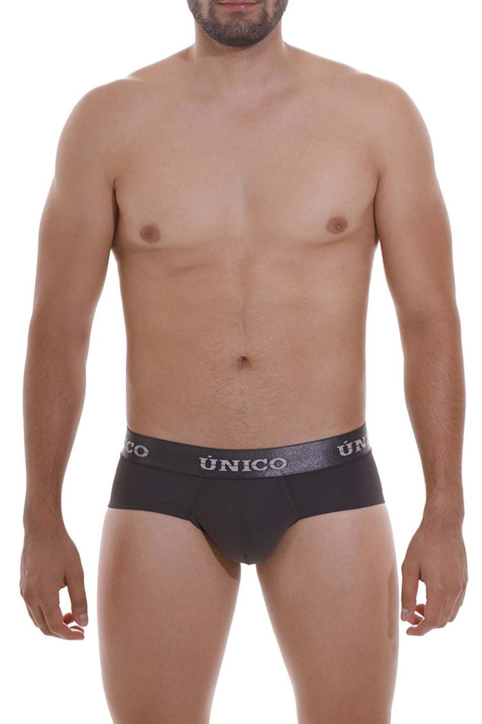 Clever Moda Unico 22120201108 Asfalto M22 Briefs Color 96-Dark Gray