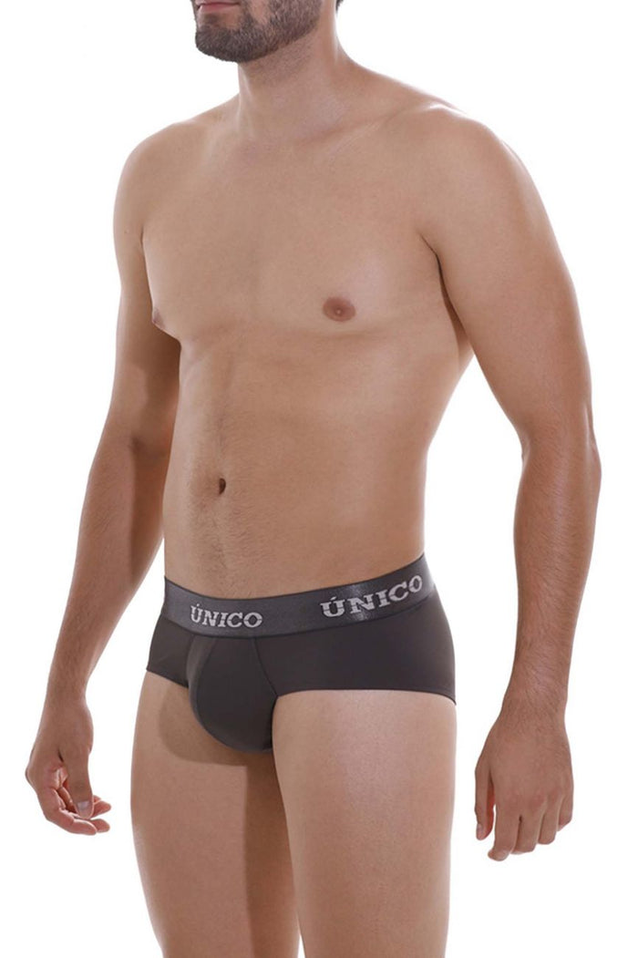 Clever Moda Unico 22120201108 Asfalto M22 Briefs Color 96-Dark Gray