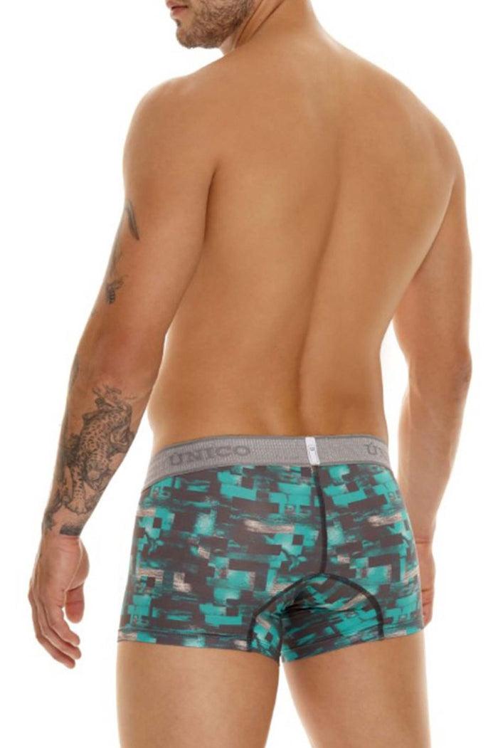 Clever Moda Unico 23050100104 Escaque Trunks Color 63-Green