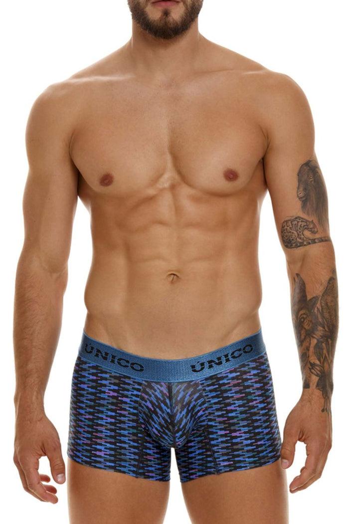Clever Moda Unico 23080100121 Filamento Trunks Color 46-Blue