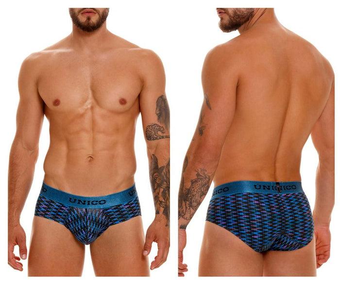 clever moda Unico 23080101121 Filamento Briefs Color 46-Blue