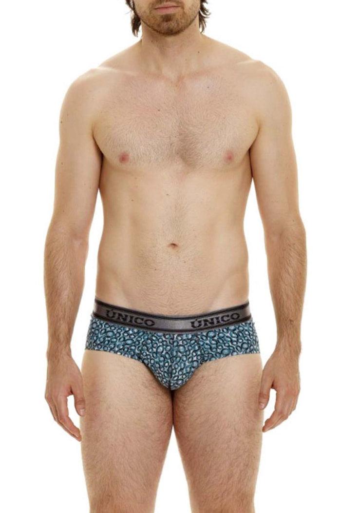 Clever Moda Unico 24020101110 Redondel Briefs Color 46-Blue