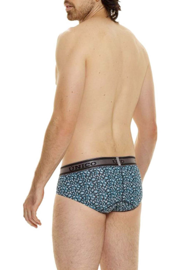 Clever Moda Unico 24020101110 Redondel Briefs Color 46-Blue