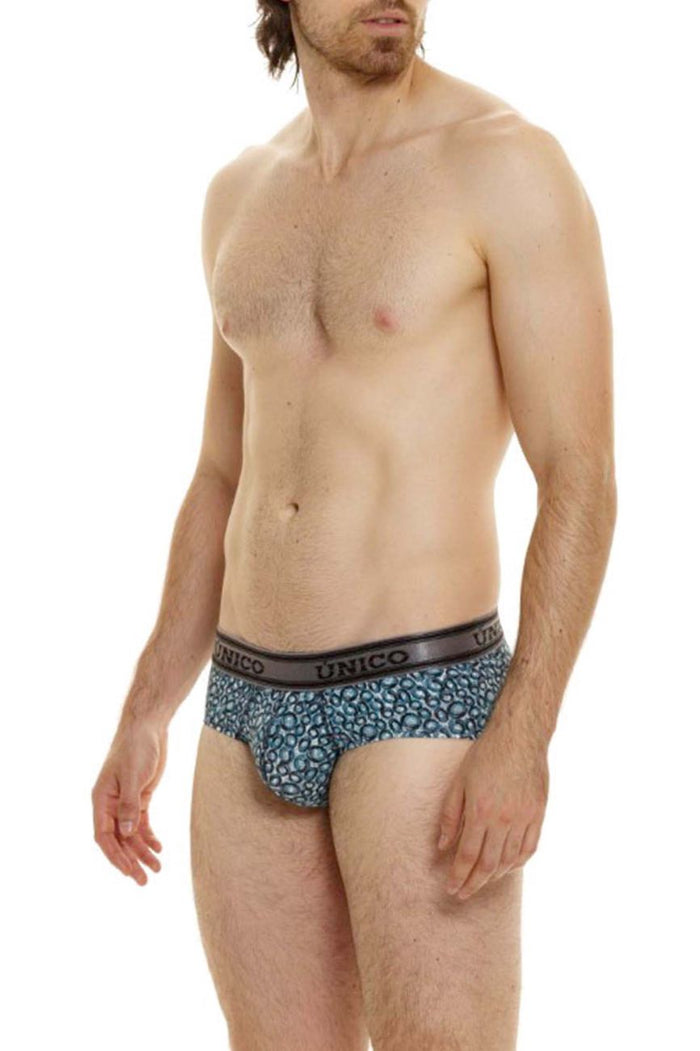 Clever Moda Unico 24020101110 Redondel Briefs Color 46-Blue