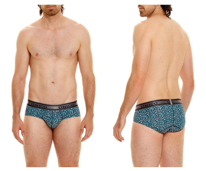 clever moda Unico 24020101110 Redondel Briefs Color 46-Blue
