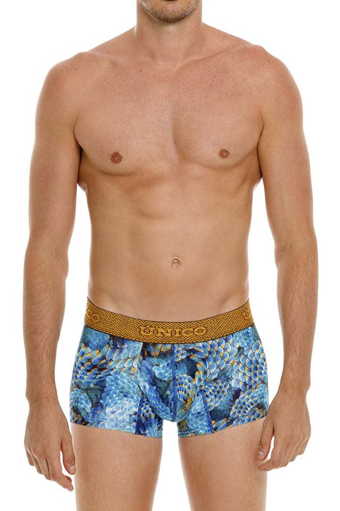 Clever Moda Unico 24080100103 Ondoso Trunks Color 46-Blue