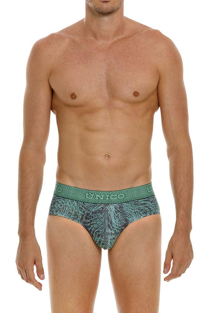 Clever Moda Unico 24080101105 Cairel Briefs Color 43-Green