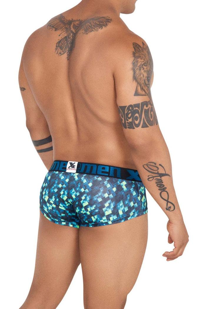 Clever Moda Xtremen 41313 Printed Briefs Color Green