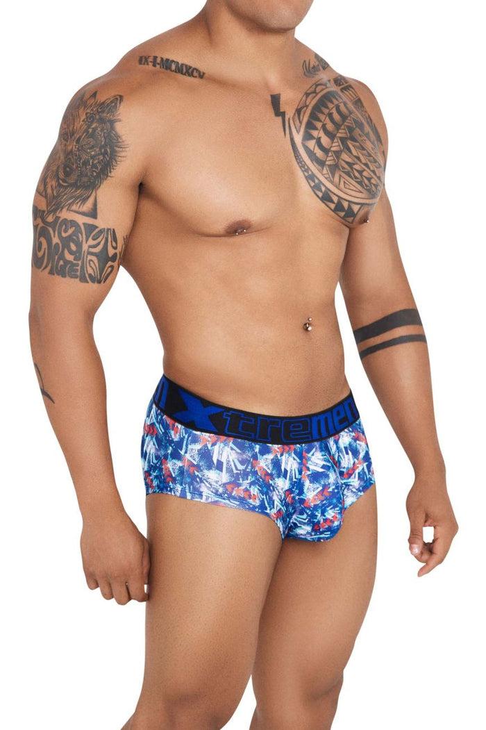 Clever Moda Xtremen 41313 Printed Briefs Color Royal