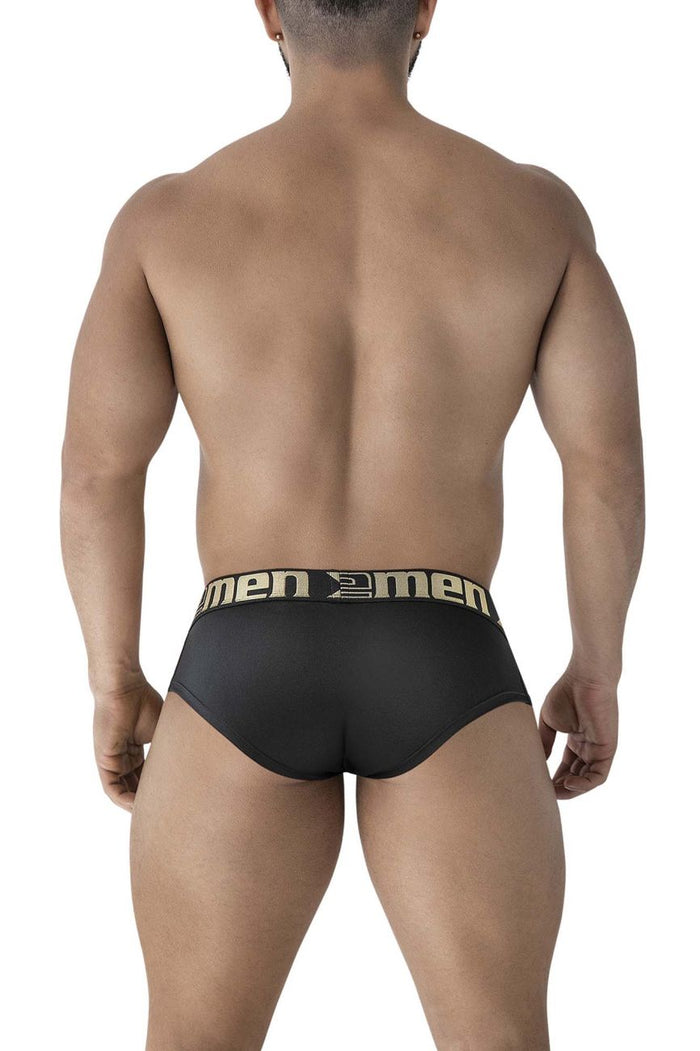 Clever Moda Xtremen 41316 Microfiber Briefs Color Black