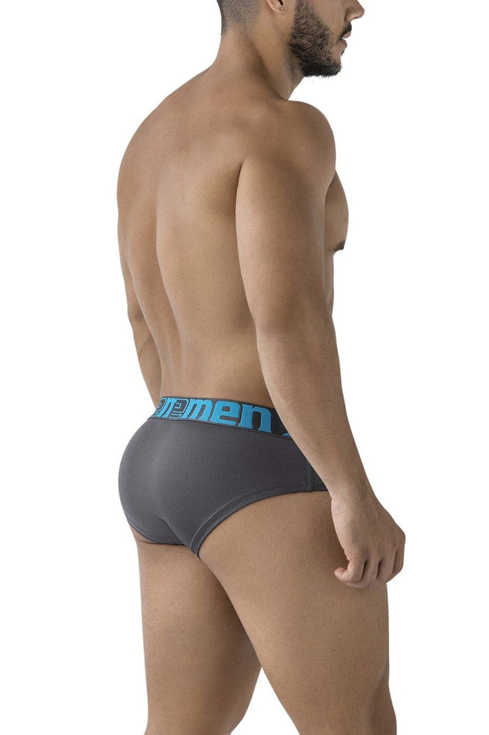 Clever Moda Xtremen 41316 Microfiber Briefs Color Gray