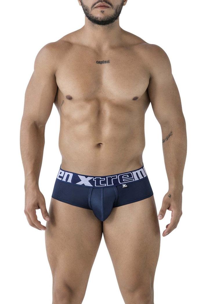 Clever Moda Xtremen 41316 Microfiber Briefs Color Navy