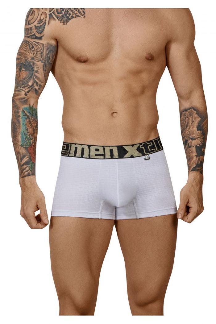 Clever Moda Xtremen 51436C Geometric Jacquard Trunk Color White