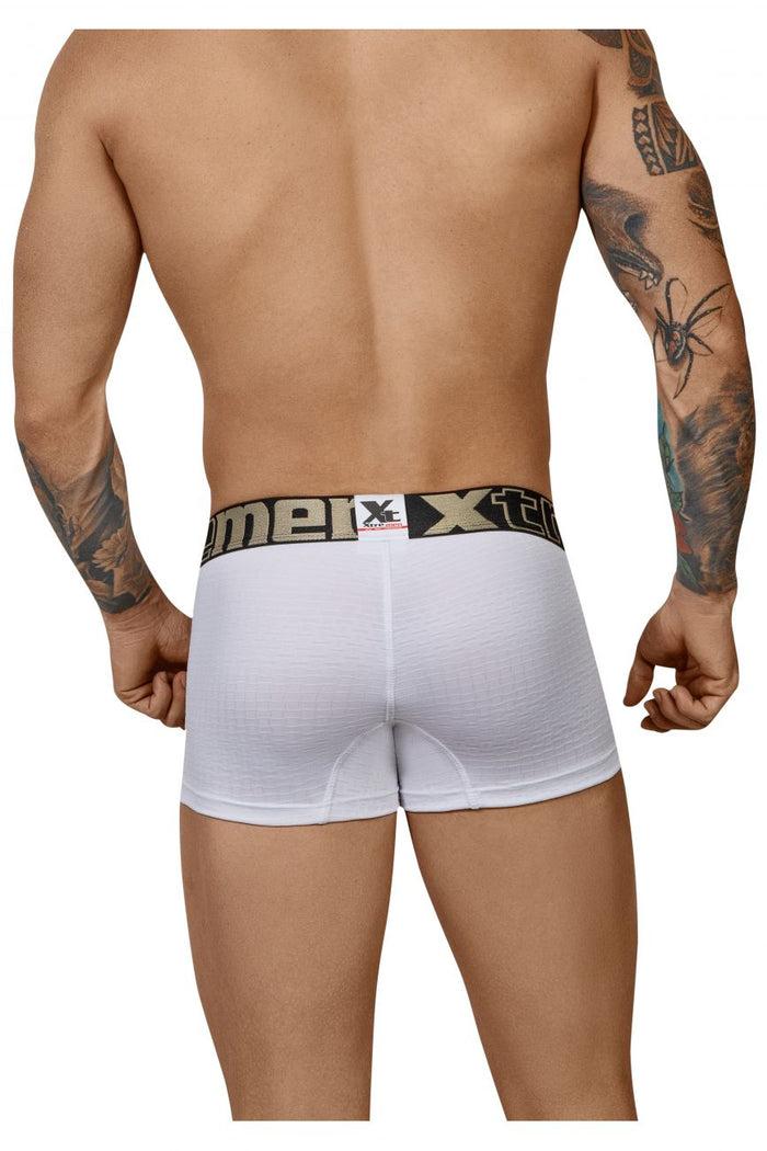 Clever Moda Xtremen 51436C Geometric Jacquard Trunk Color White