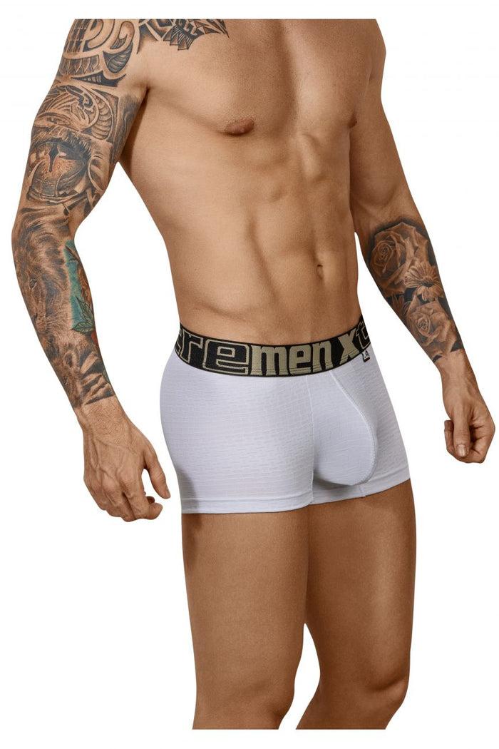 Clever Moda Xtremen 51436C Geometric Jacquard Trunk Color White