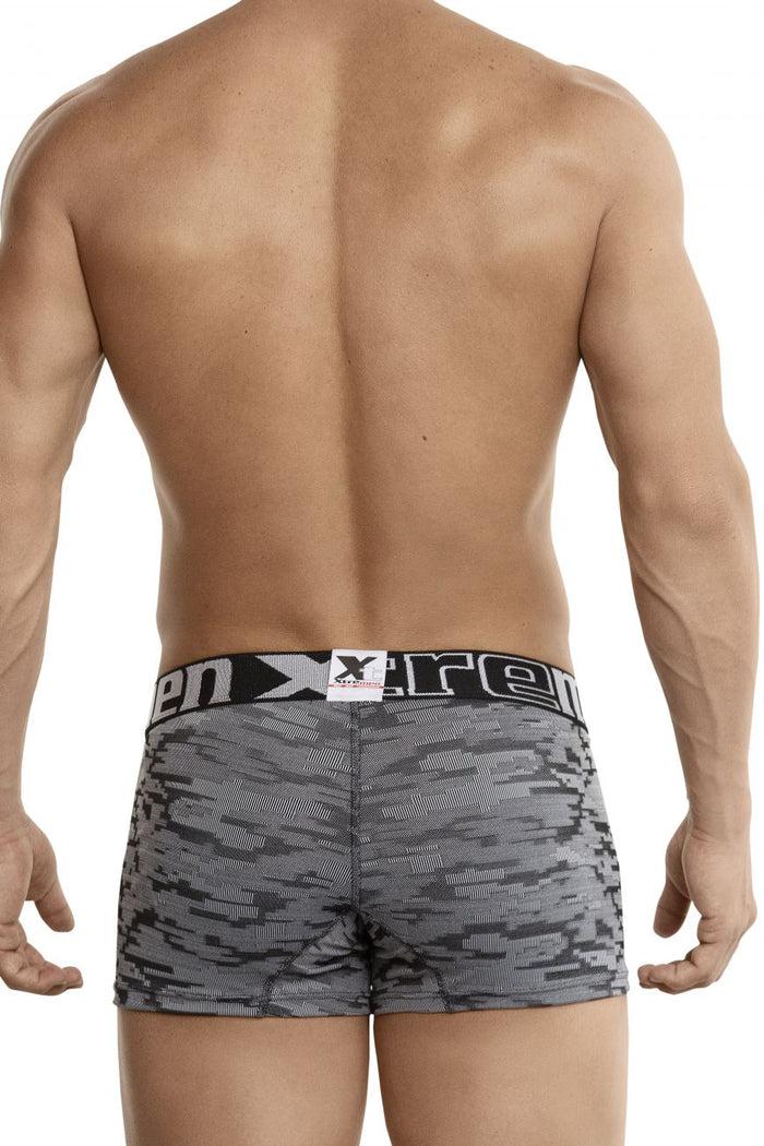 Clever Moda Xtremen 51443C Jacquard Camouflage Boxer Briefs Color Black