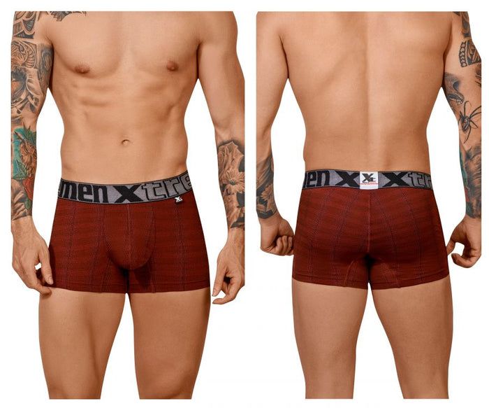 clever moda Xtremen 51451C Geometric Jacquard Trunk Color Red