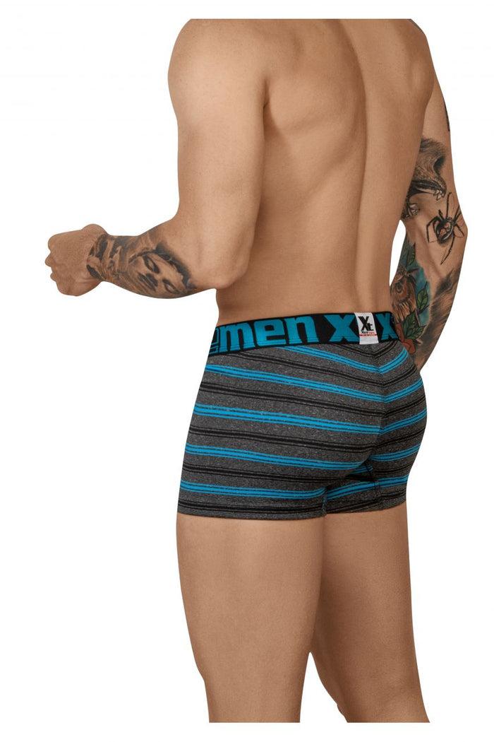 Clever Moda Xtremen 51453C Stripes Trunk Color Turquoise