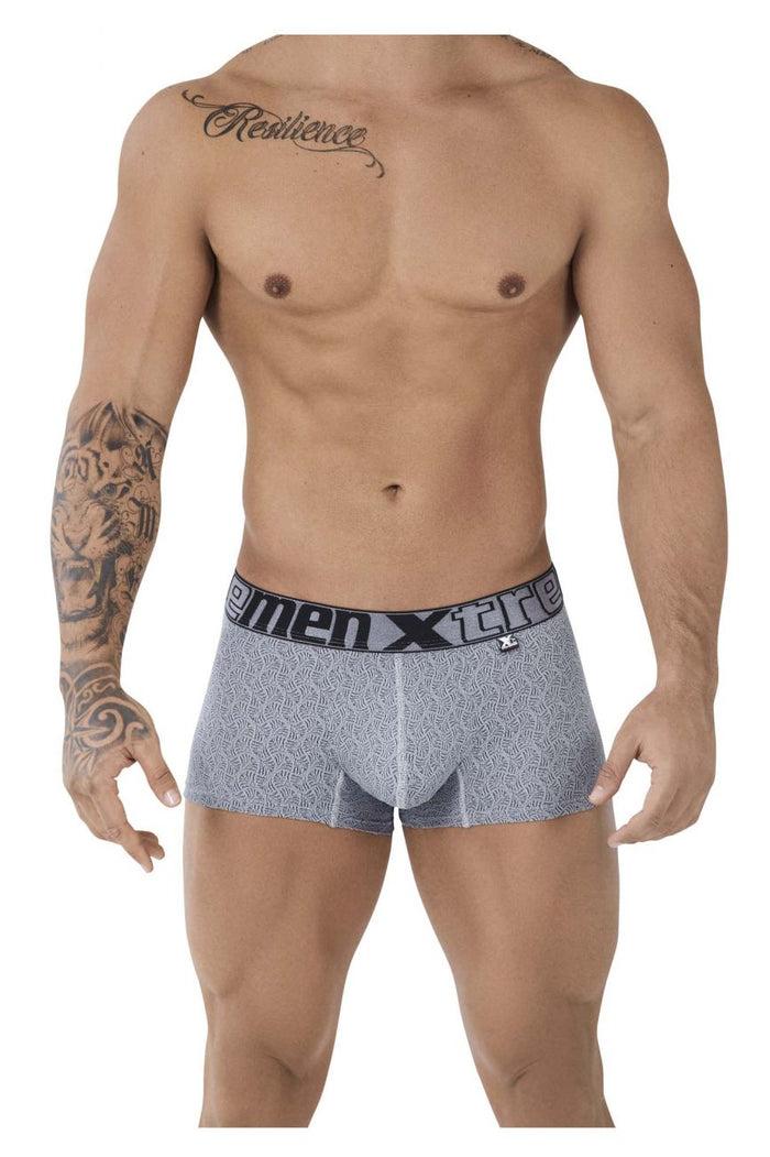 Clever Moda Xtremen 51478C Microfiber Jacquard Trunks Color Gray