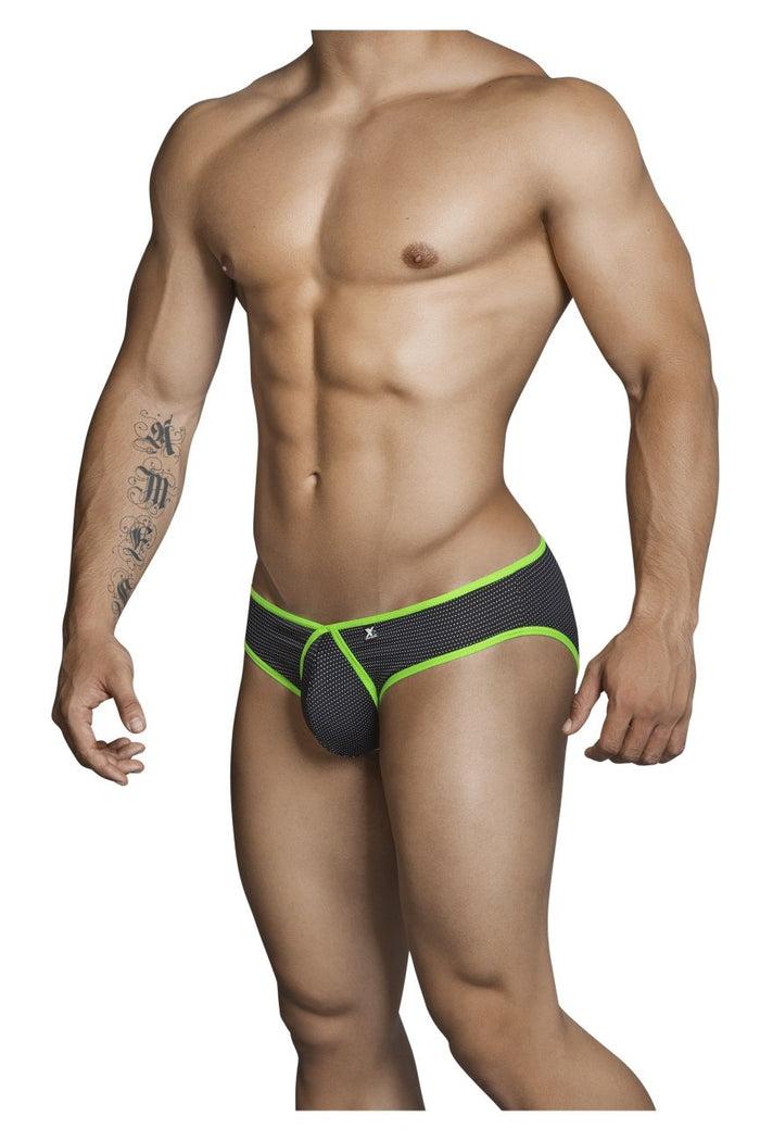 Clever Moda Xtremen 91021X Microfiber Briefs Color Black