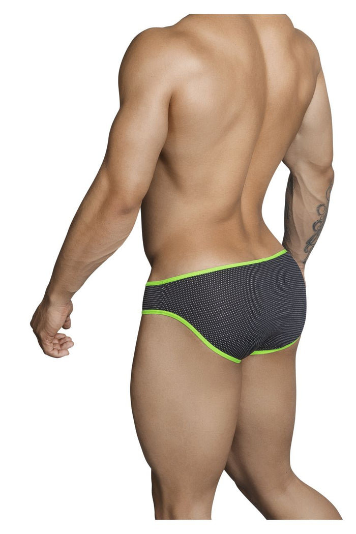 Clever Moda Xtremen 91021X Microfiber Briefs Color Black