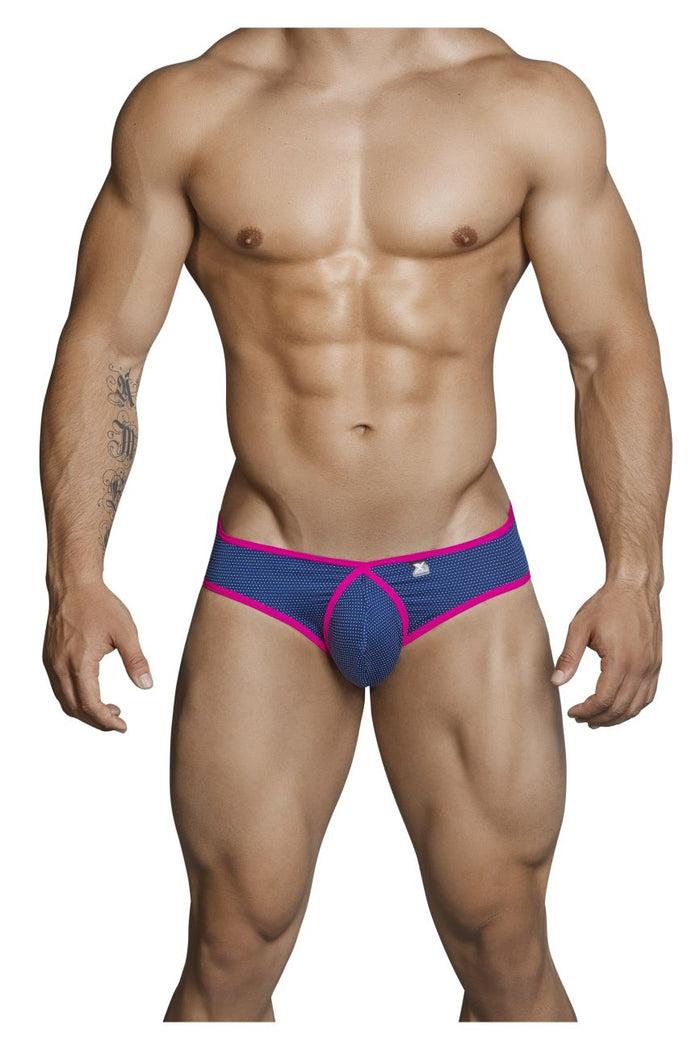 Clever Moda Xtremen 91021X Microfiber Briefs Color Blue
