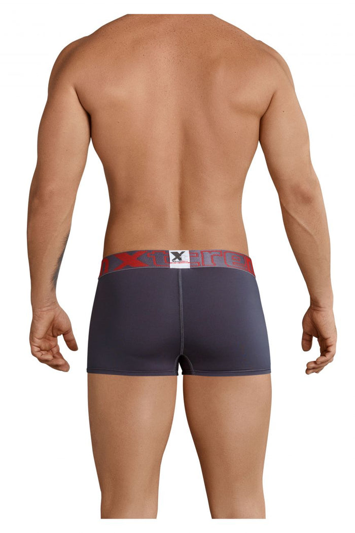 Clever Moda Xtremen 91028 Piping Boxer Briefs Color Gray