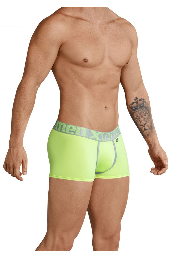 Clever Moda Xtremen 91028 Piping Boxer Briefs Color Green