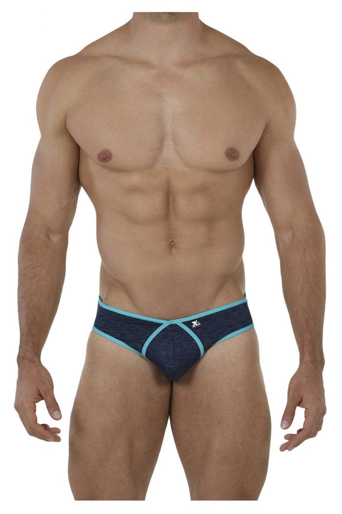 Clever Moda Xtremen 91074 Microfiber Briefs Color Dark Blue