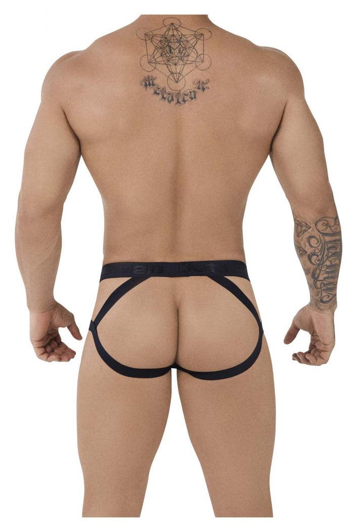 Clever Moda Xtremen 91085 Microfiber Jacquard Jockstrap Color Red