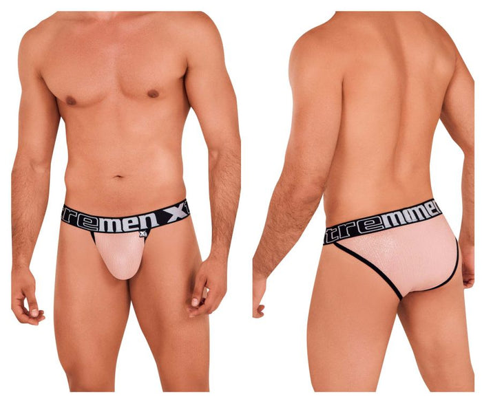 clever moda Xtremen 91089X Frice Microfiber Bikini Color Pink
